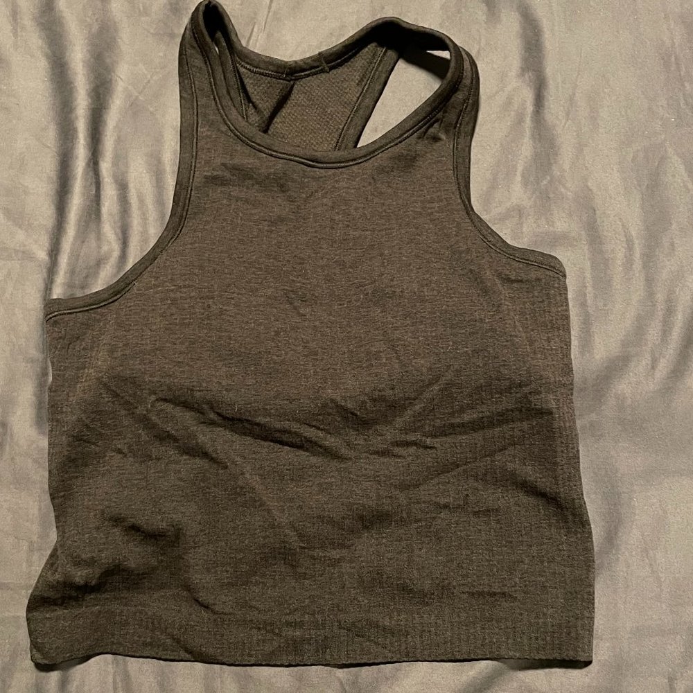 ebb to street cropped racerback tank